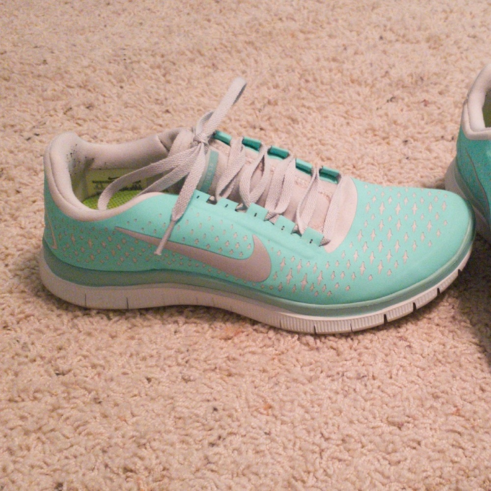 Mint Green Nike Sneakers